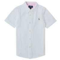 Vêtements Garçon Chemises manches courtes Polo Ralph Lauren CAMISSA Blanc