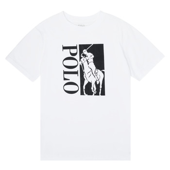 Vêtements Garçon T-shirts manches courtes Polo Ralph Lauren CROPI Blanc