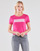 Vêtements Femme T-shirts manches courtes Katey Guess SS CN ADRIA TEE Fuschia