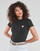 Vêtements Femme T-shirts manches courtes Guess SS CN MINI TRIANGLE TEE Noir