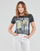 Vêtements Femme T-shirts manches courtes Guess SS CN PAULA TEE Noir