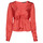 Vêtements Femme Tops / Blouses Guess NEW LS GWEN TOP Rouge / Blanc