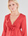 Vêtements Femme Tops / Blouses Guess NEW LS GWEN TOP Rouge / Blanc