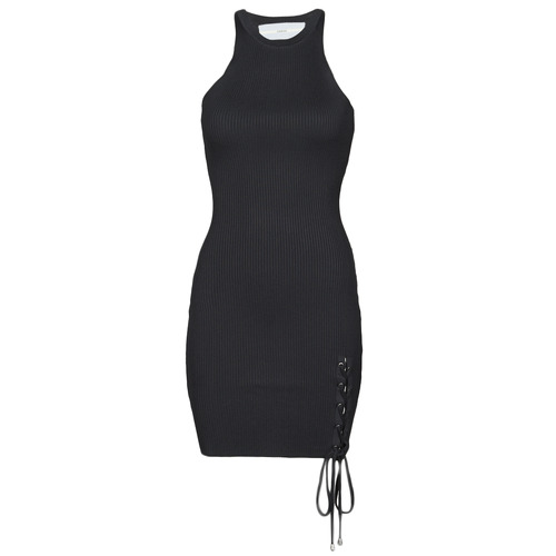 Guess ALEXA TIE DRESS Noir - Livraison Gratuite | Spartoo ! - Vêtements  Robes courtes Femme 50,00 €