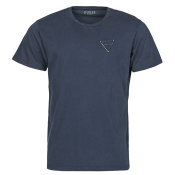 Vêtements Homme T-shirts manches courtes Guess LOGO ORGANIC BASIC CN SS TEE Marine