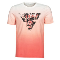 Vêtements Homme T-shirts manches courtes Guess PALM BEACH CN SS TEE Rouge