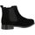 Chaussures Femme nylon Boots We Do nylon Boots cuir velours Noir