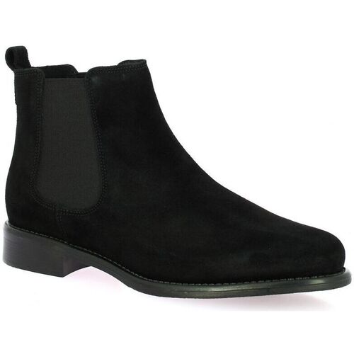 Chaussures Femme Force Boots We Do Force Boots cuir velours Noir