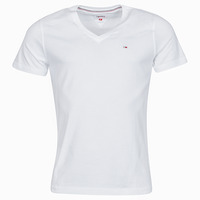 Vêtements Homme T-shirts manches courtes Tommy son Jeans TJM ORIGINAL JERSEY TEE V NECK Blanc