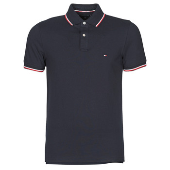Vêtements Homme Polos manches courtes Tommy son Hilfiger TOMMY son TIPPED SLIM POLO Marine