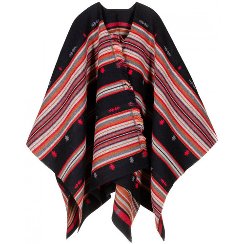 Qualicoq Poncho Yucatan Rouge - Vêtements Pulls Femme 66,90 €