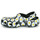 Chaussures Femme Sabots Crocs CLASSIC VACAY VIBES CLOG Noir / Blanc / Jaune