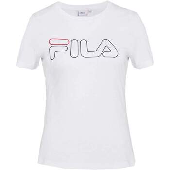 Vêtements Femme T-shirts & Polos Fila T-shirt  femmes LADAN tee 683179 Femme Blanc Blanc