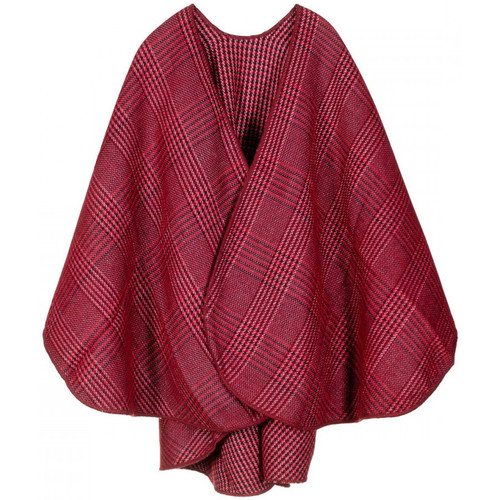 Qualicoq Poncho Dundee Rouge - Vêtements Pulls Femme 59,90 €