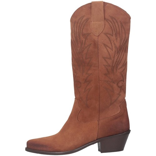 Chaussures Femme Bottes ville Marylu B150C-2021 Texano Femme MARRON Marron