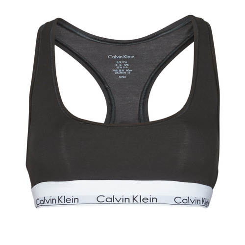 Sous-vêtements Calvin Klein Jeans MODERN COTTON UNLINED BRALETTE Noir - Livraison Gratuite 