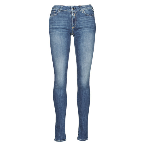 Vêtements Femme embroidered Jeans skinny Replay NEW LUZ Bleu Moyen