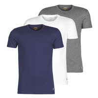 Vêtements Homme T-shirts manches courtes Df Pnt Taper Fl SS CREW NECK X3 Marine / Gris / Blanc