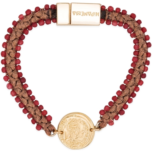 Montres & Bijoux Femme Bracelets Hipanema Bracelet  Conquistador red S Jaune