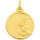 Montres & Bijoux Femme Pendentifs Brillaxis Médaille  vierge en or jaune 9 carats Jaune