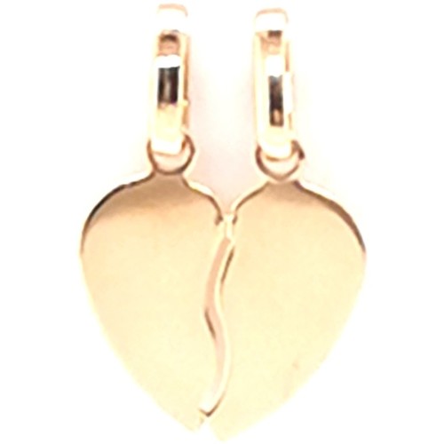 Brillaxis Pendentif coeur brisé or jaune 18 carats Jaune - Montres & Bijoux  Pendentifs Femme 149,00 €