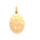 Montres & Bijoux Femme Pendentifs Brillaxis Médaille vierge miraculeuse or jaune 9 carats Jaune