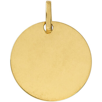 Montres & Bijoux Femme Pendentifs Brillaxis Pendentif médaille ronde or jaune 18 carats 16mm Jaune