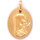 Montres & Bijoux Femme Pendentifs Brillaxis Médaille  or vierge diamantée 1 étoile Jaune