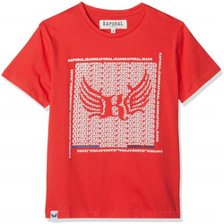 Vêtements Enfant T-shirts manches courtes Kaporal T-Shirt Garçon Astop Rouge Rouge