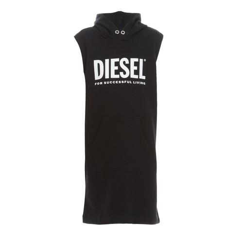 Robes Courtes Fille Diesel DILSET Noir - Livraison Gratuite 