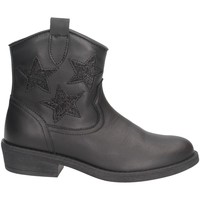 Chaussures Fille Bottes ville Dianetti Made In Italy I9790B Texano Enfant NOIR Noir