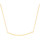 Montres & Bijoux Femme Colliers / Sautoirs Brillaxis Collier  barrette or jaune et diamant 0.02 Jaune