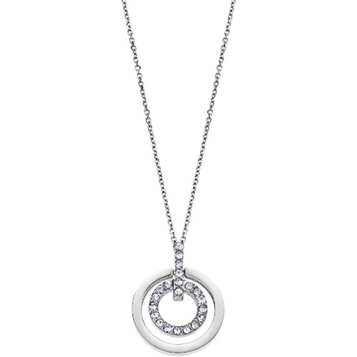Bracelet Silver Arbre De Vie Cordon Noir Femme Colliers / Sautoirs Lotus Collier  bliss acier double anneaux Blanc