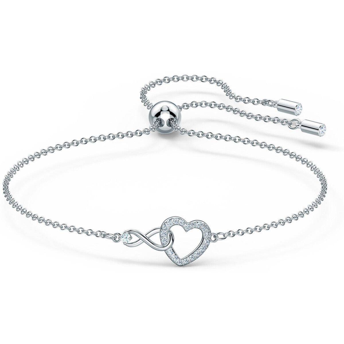 Swarovski Bracelet Infinity Heart Blanc - Montres & Bijoux Bracelets Femme  75,00 €