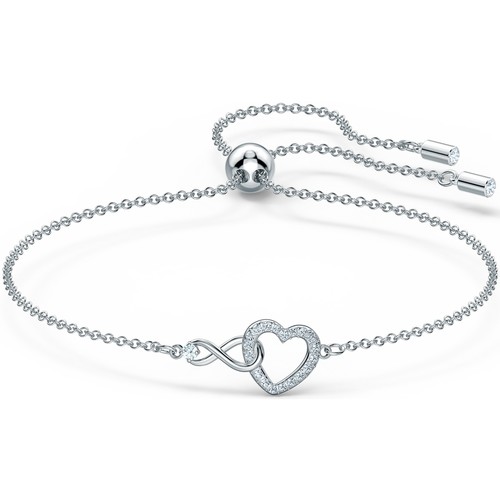 Montres & Bijoux Femme Bracelets Swarovski Bracelet  Infinity Heart Blanc