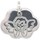 Montres & Bijoux Enfant Pendentifs Brillaxis Médaille  ange nuage or blanc 9 carats Blanc