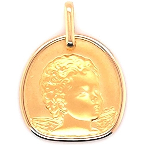 Montres & Bijoux Enfant Pendentifs Brillaxis Médaille  ange or jaune 18 carats Jaune