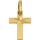 Montres & Bijoux Enfant Pendentifs Brillaxis Pendentif  croix diamantée au centre Jaune