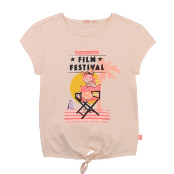 Vêtements Fille T-shirts manches courtes Billieblush U15852-44F Rose