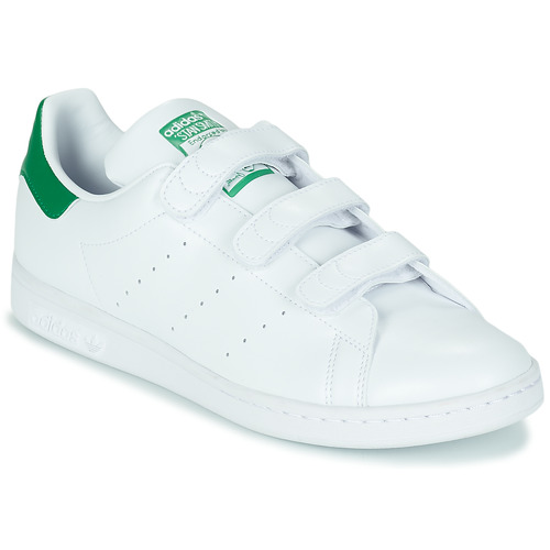 Chaussures Baskets basses adidas Originals STAN SMITH CF ECO-RESPONSABLE Blanc / vert