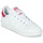 Chaussures Fille Baskets basses Marathon adidas Originals STAN SMITH J ECO-RESPONSABLE Blanc / Rose