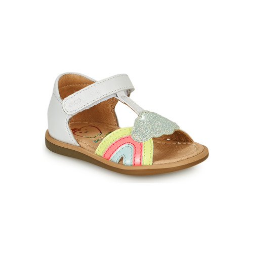 Chaussures Fille sous 30 jours Shoo Pom TITY RAINBOW Blanc
