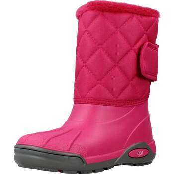 Chaussures Fille Bottes de neige IGOR W10209 Rose