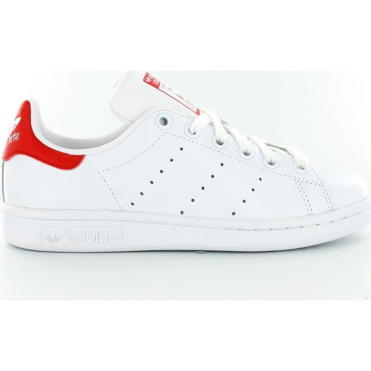 Chaussures Baskets mode adidas Originals stan Stan rouge