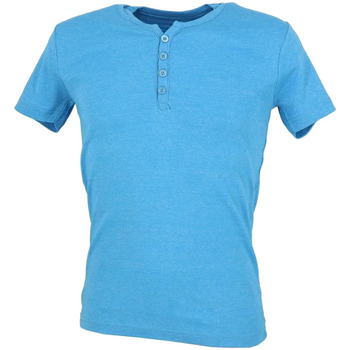 Vêtements Homme T-shirts manches courtes La Maison Blaggio MB-THEO Bleu