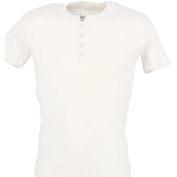 Vêtements Homme T-shirts manches courtes La Maison Blaggio MB-THEO Blanc