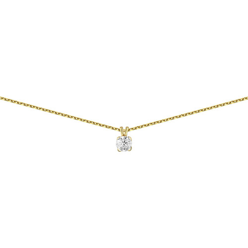 Montres & Bijoux Femme Colliers / Sautoirs Brillaxis Collier solitaire diamant  or 18 carats

0.30 ct Jaune