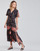 Vêtements Femme Robes longues Derhy SUEDE Noir / Multicolore