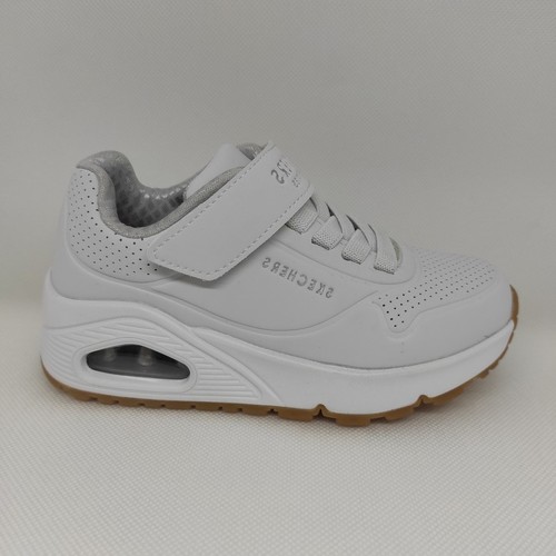 Chaussures Garçon Baskets mode Skechers 403673L UNO AIR BLITZ Blanc