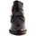 Chaussures Femme Boots Caractères info Noir